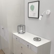 Wall lamp flex JOKER WHITE/CHROME 1xGU10