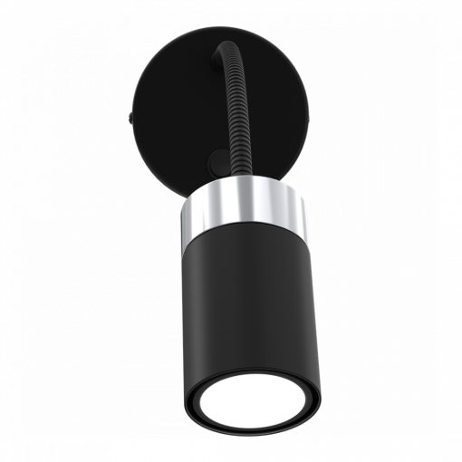 Wall lamp flex JOKER BLACK/CHROME 1xGU10