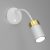 Wall lamp flex JOKER WHITE/GOLD 1xGU10