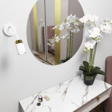 Wall lamp flex JOKER WHITE/GOLD 1xGU10