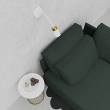 Wall lamp flex JOKER WHITE/GOLD 1xGU10