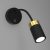 Wall lamp flex JOKER BLACK/GOLD 1xGU10