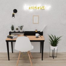 Wall lamp flex JOKER BLACK/GOLD 1xGU10