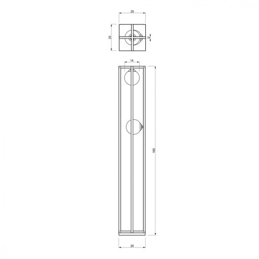 Floor lamp DIEGO 2xE14