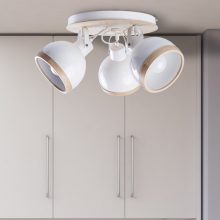 Ceiling  lamp OVAL WHITE 3xE27