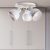Ceiling  lamp OVAL WHITE 3xE27