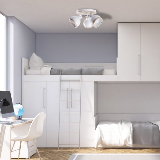 Ceiling  lamp OVAL WHITE 3xE27
