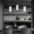 Pendant lamp CLARISSA 3xGX53