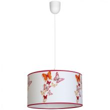 Pendant lamp BUTTERFLIES 1xE27