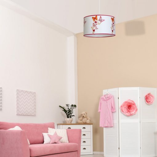 Pendant lamp BUTTERFLIES 1xE27