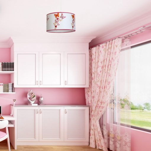 Pendant lamp BUTTERFLIES 1xE27