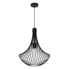 Pendant lamp CESTA BLACK 1xE27
