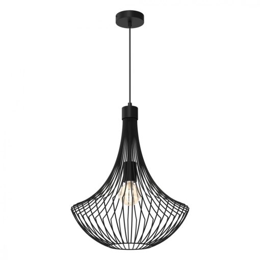 Pendant lamp CESTA BLACK 1xE27