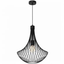 Pendant lamp CESTA BLACK 1xE27