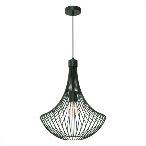 Pendant lamp CESTA GREEN 1xE27
