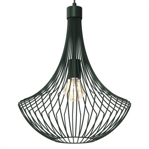 Pendant lamp CESTA GREEN 1xE27