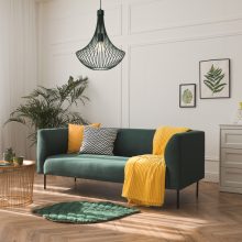 Pendant lamp CESTA GREEN 1xE27