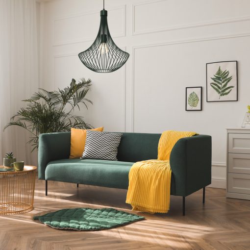 Pendant lamp CESTA GREEN 1xE27