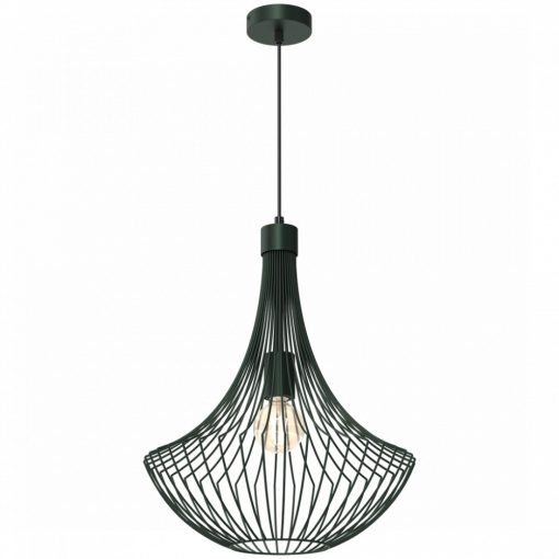 Pendant lamp CESTA GREEN 1xE27