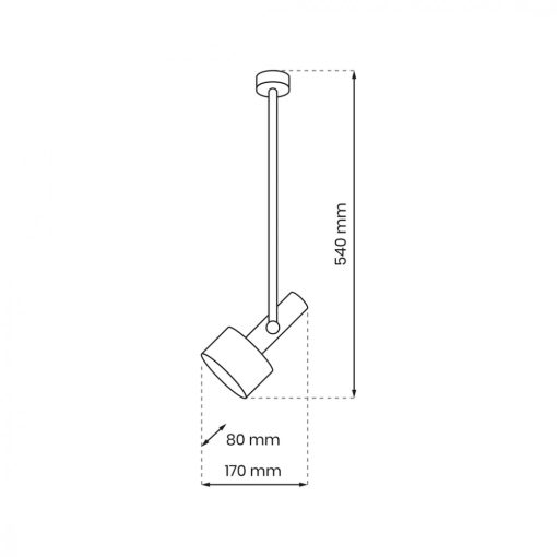 Ceiling  lamp LINTERNA 1xGX53