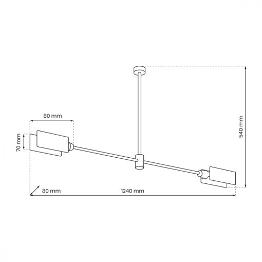 Ceiling  lamp ASTRA 2xE27