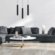 Pendant lamp HUDSON BLACK 3xGU10