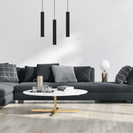 Pendant lamp HUDSON BLACK 3xGU10