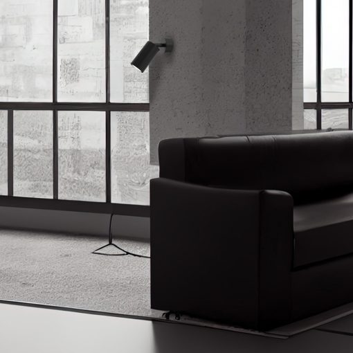 Wall lamp HUDSON BLACK 1xGU10