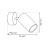 Wall lamp HUDSON BLACK 1xGU10
