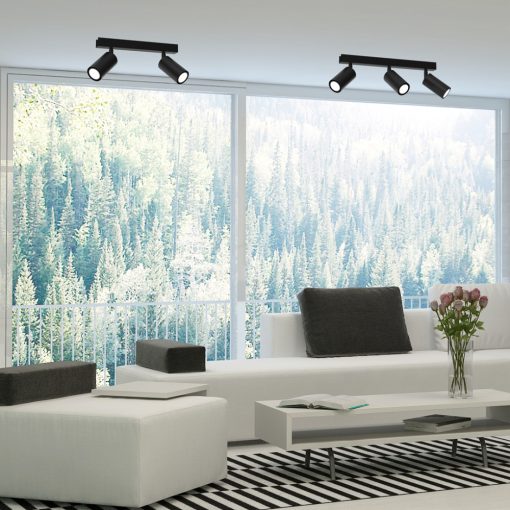 Ceiling  lamp HUDSON BLACK 3xGU10