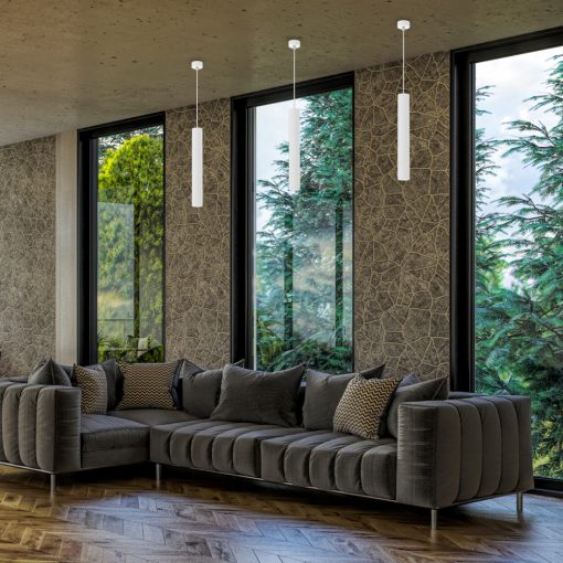 Pendant lamp HUDSON WHITE 1xGU10