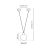 Pendant lamp CAPRI 1xG9
