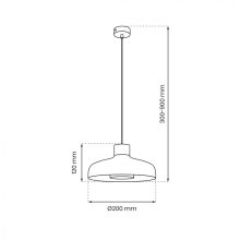 Pendant lamp LINEA 1xGX53