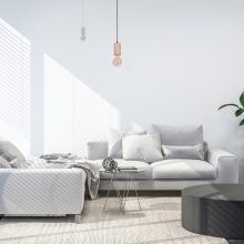 Pendant lamp LINES 1xE27