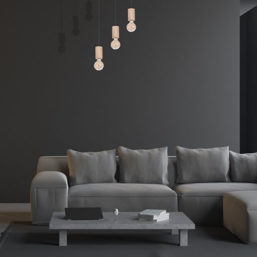 Pendant lamp LINES 3xE27