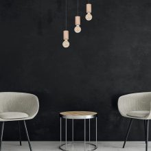 Pendant lamp LINES 3xE27