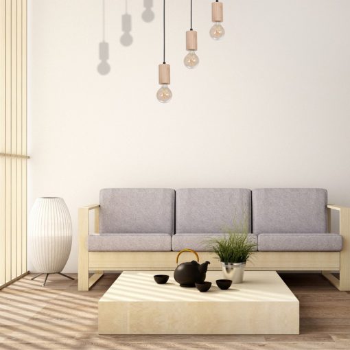 Pendant lamp LINES 3xE27