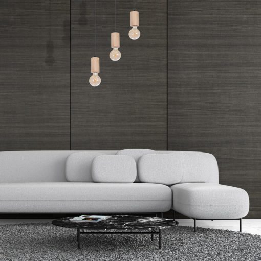 Pendant lamp LINES 3xE27
