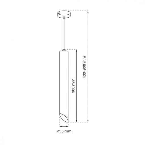 Pendant lamp CORTE 1xGU10