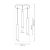Pendant lamp CORTE 3xGU10
