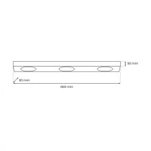 Ceiling  lamp ALEXANDER 3xGX53