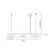 Pendant lamp ALEXANDER 3xGX53