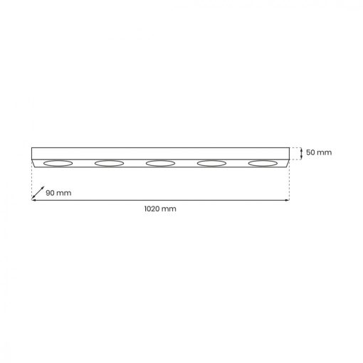 Ceiling  lamp ALEXANDER 5xGX53