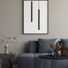 Pendant lamp MONZA BLACK 1xG9 max 8W LED