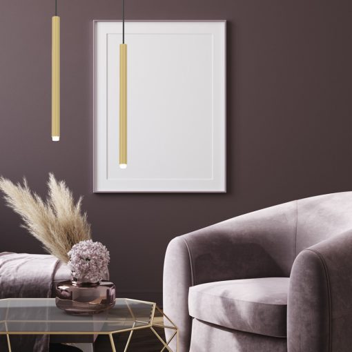 Pendant lamp MONZA BRASS 1xG9 max 8W LED