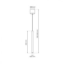 Pendant lamp MONZA BRASS 1xG9 max 8W LED