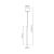 Pendant lamp MONZA BRASS 1xG9 max 8W LED