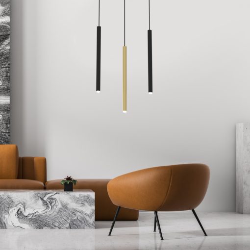 Pendant lamp MONZA BRASS 3xG9 max 8W LED