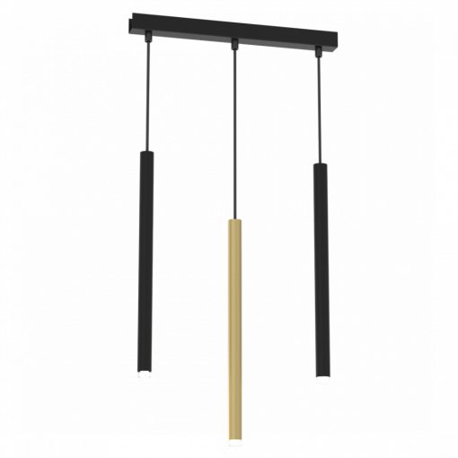 Pendant lamp MONZA BRASS 3xG9 max 8W LED