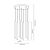 Pendant lamp MONZA BLACK 7xG9 max 8W LED